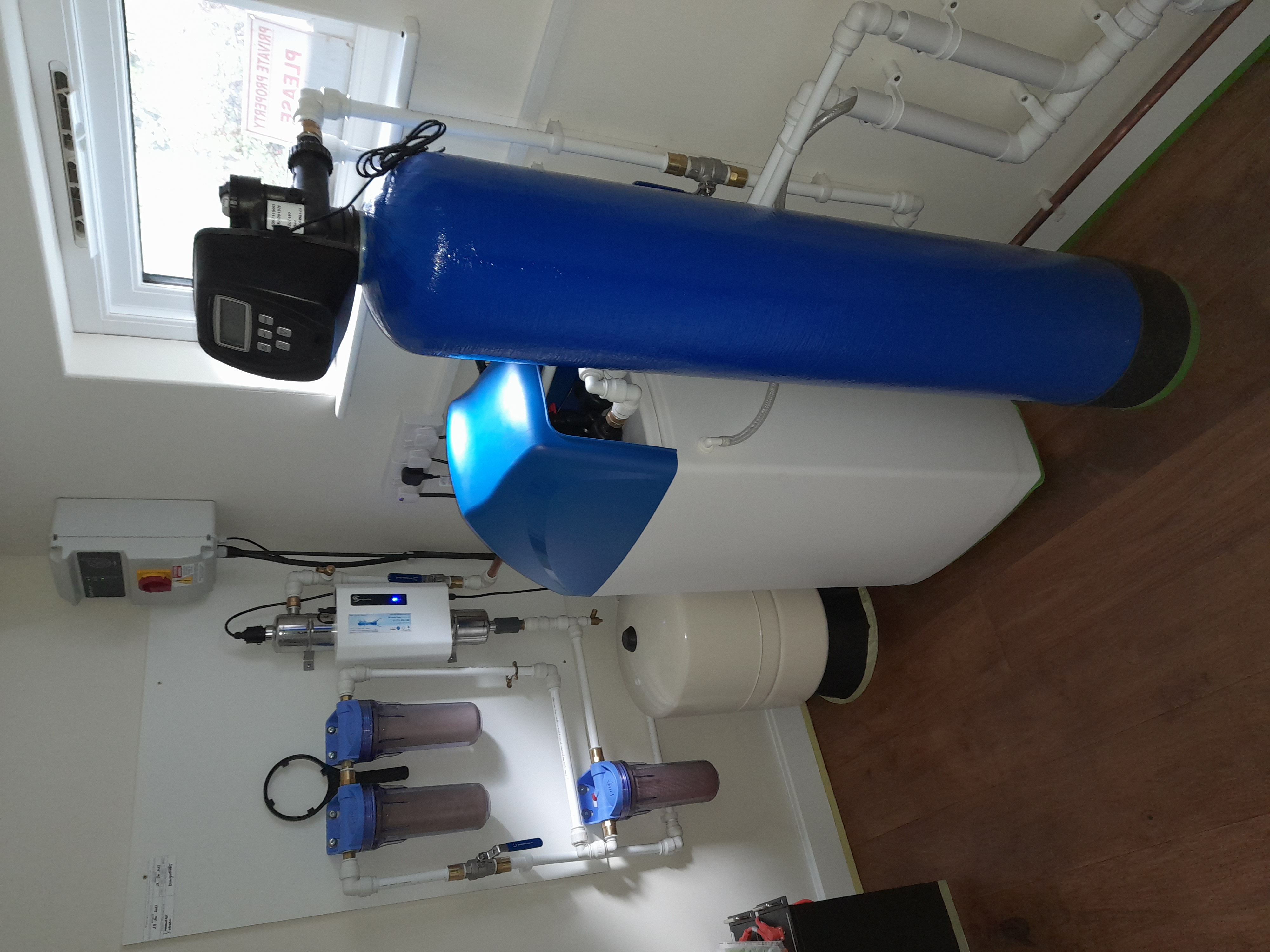 Domestic water treatment system