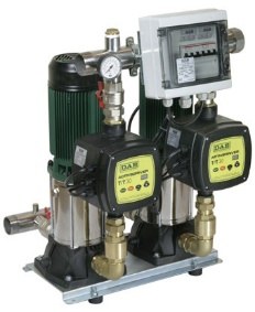 Twin booster pump set
