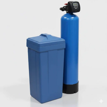 Water softener and brine tank